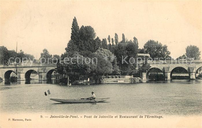 Joinville-le-Pont Pont de Joinville et Restaurant de l'Er