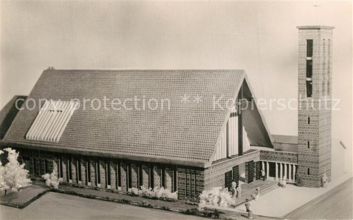 Goussainville Val-d Oise Maquette de la nouvelle Eglise