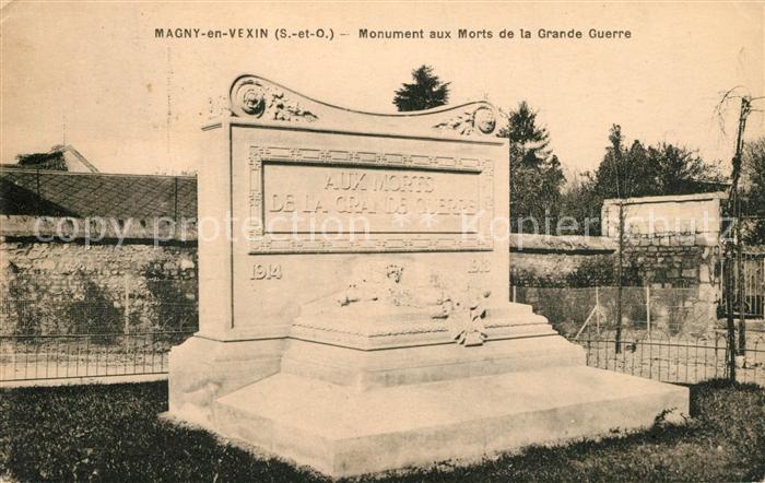 Magny-en-Vexin Monument aux Morts de la Grande Guerre