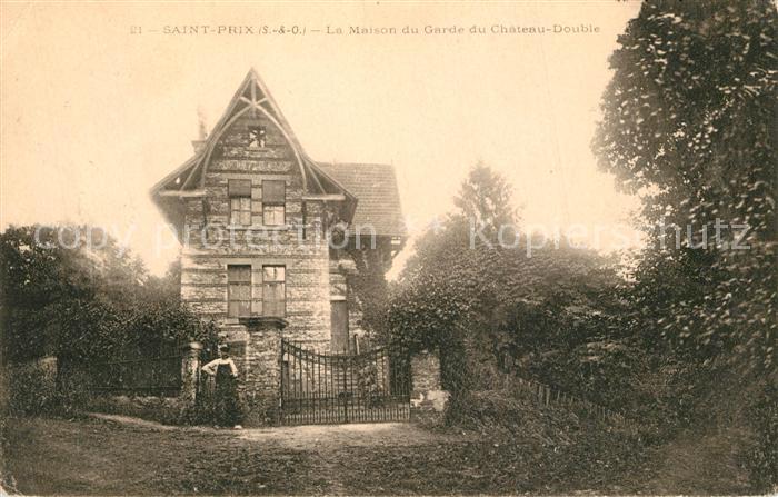 Saint-Prix Val-d Oise Maison du Garde du Chateau Double