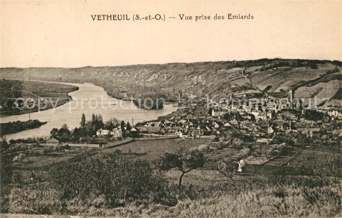 Vetheuil Vue prise des Emiards