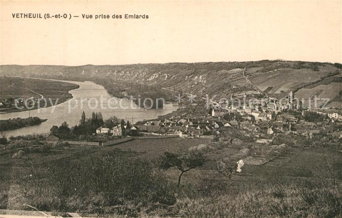 Vetheuil Vue prise des Emiards