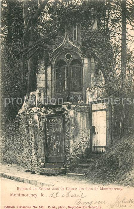 Montmorency Ruines d un Rendez-vous de Chasse des Ducs de Montmorency