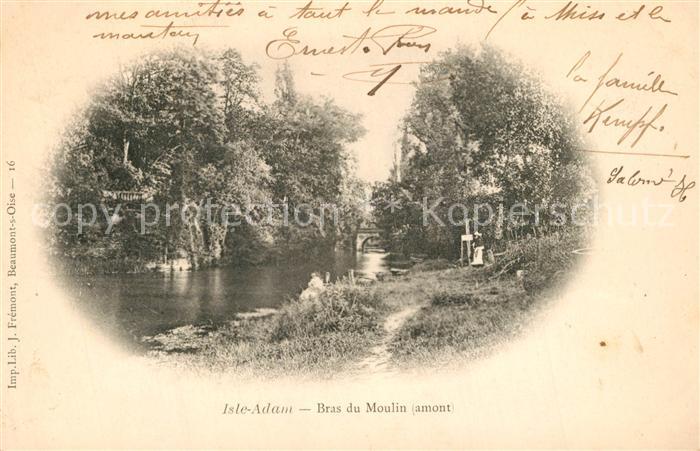 L Isle-Adam 95 Val-d Oise Bras du Moulin