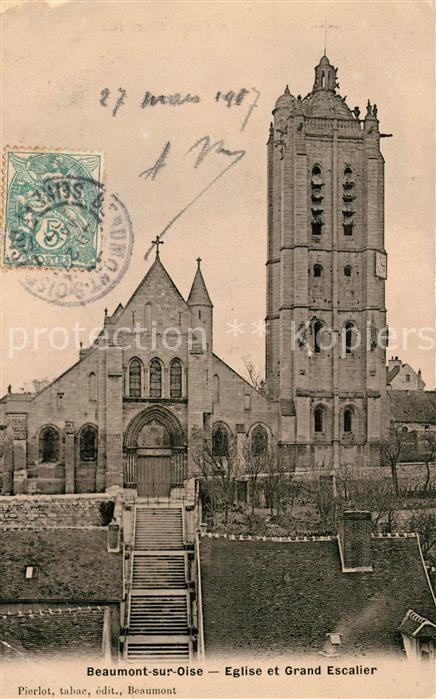 Beaumont-sur-Oise Eglise et Grand Escalier