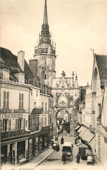Auxerre Rue de l Horloge