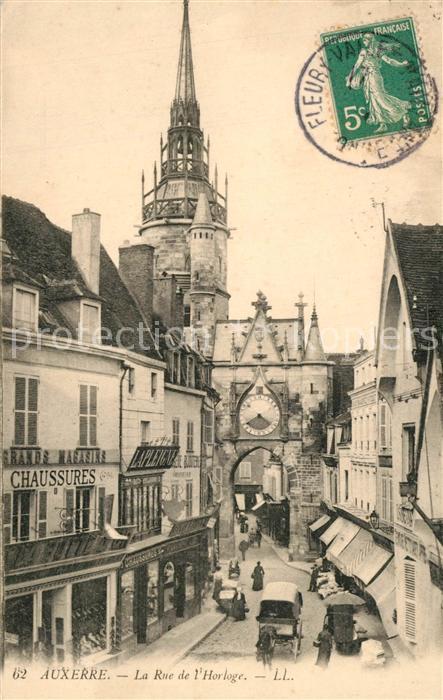 Auxerre Rue de l_Horloge
