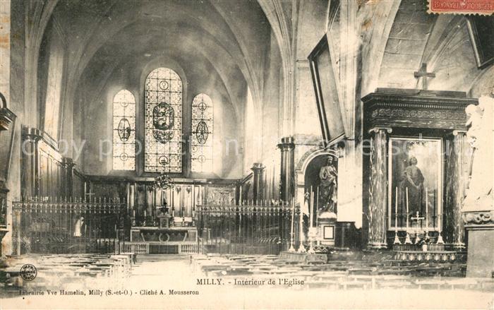 Milly-la-Foret Intérieur de l'Eglise