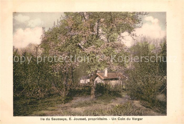 Ile du Saussaye Un coin du Verger