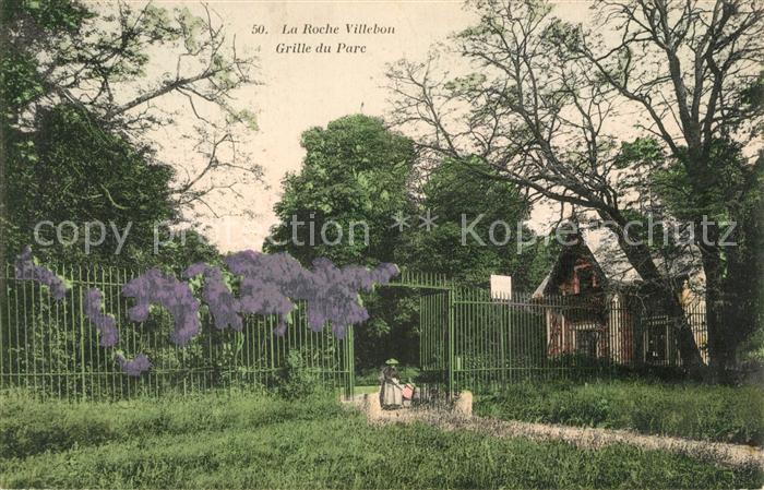 Villebon-sur-Yvette La Roche Villebon Grille du Parc