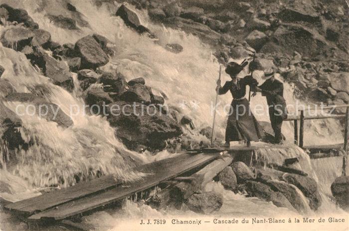 Chamonix Cascade du Mont Blanc a la Mer de Glace