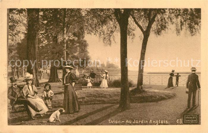 Evian-les-Bains Haute Savoie Au Jardin Anglais Lac Leman