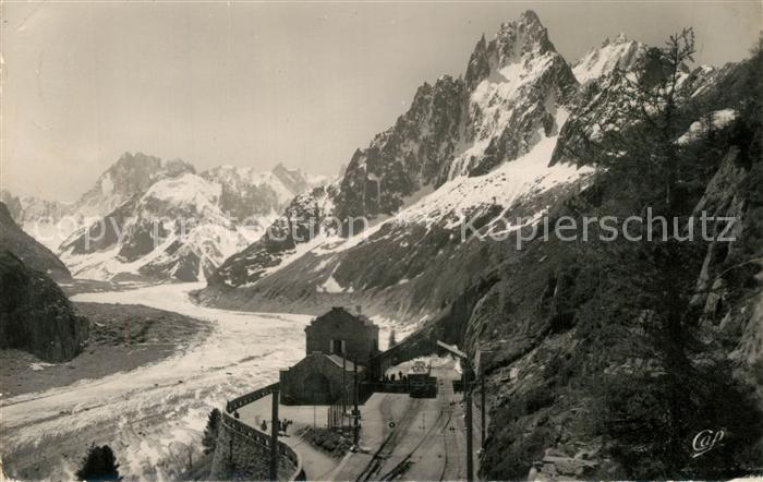 Chamonix La Gare du Montenvers et Mer de Glace A