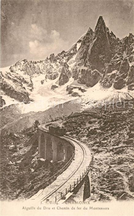 Chamonix Aiguille du Dru et Chemin de fer du Mon