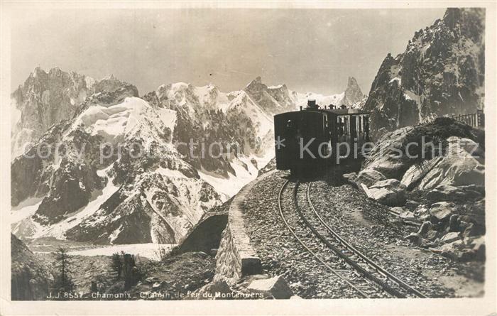 Chamonix Chemin de fer du Montenvers Alpes Franc