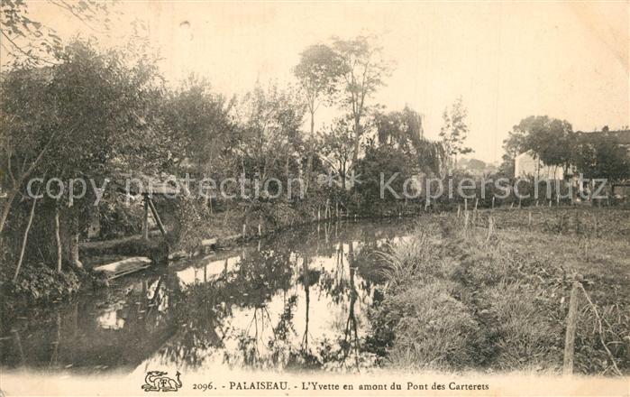 Palaiseau Yvette en amont du Pont des Carterets