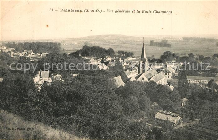 Palaiseau Vue Generale et la Butte Chaumont