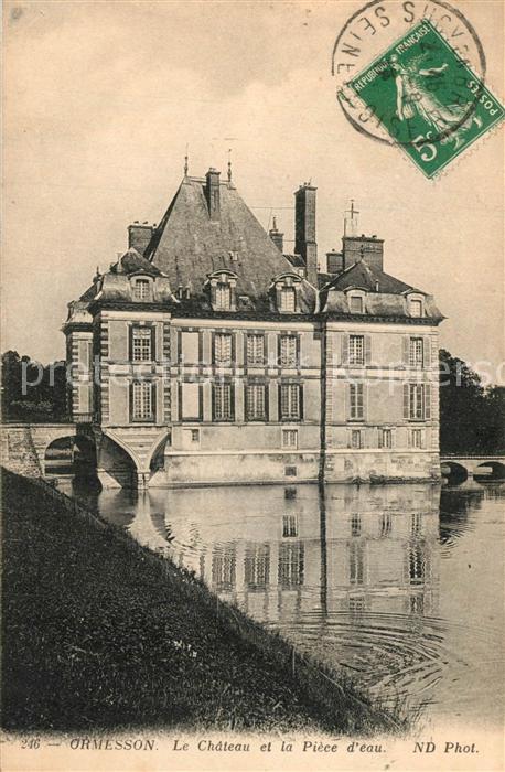 Ormesson-sur-Marne Chateau et la Pièce d_eau