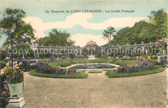 L Hay-les-Roses Roseraie Jardin Francais