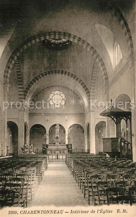 Charentonneau Intérieur de l'Eglise