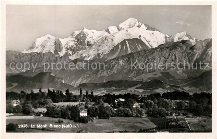 Chamonix Panorama et le Mont Blanc Alpes Francaises