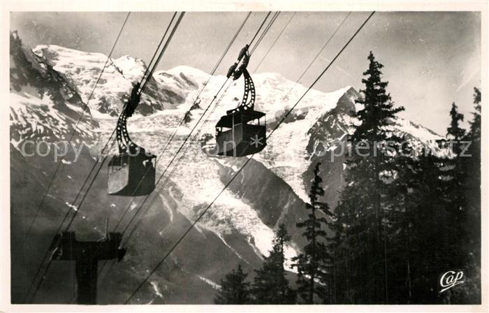 Chamonix Téléférique de Planpraz et le Mont Blanc Alpes Francaises