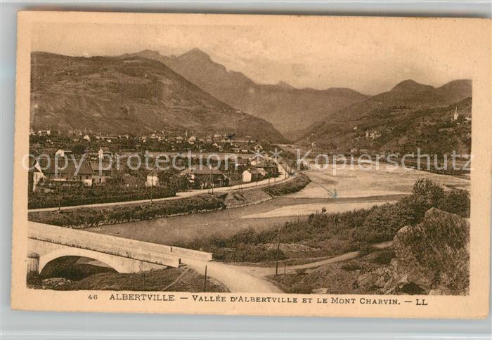 Albertville Savoie Panorama Vallee d Albertville et Mont Charvin Alpes