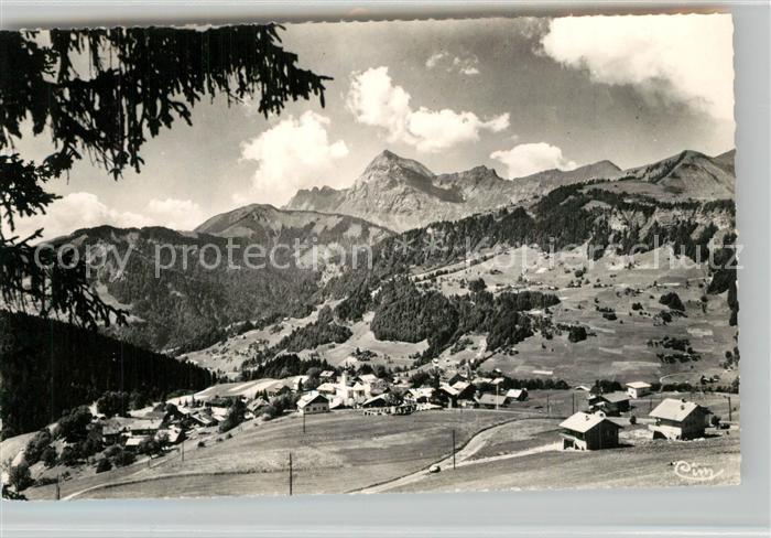 Notre-Dame-de-Bellecombe Vue panoramique Mont Charvin Alpes Francaises