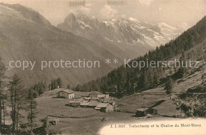 Trelechamp Panorama Chaîne du Mont Blanc