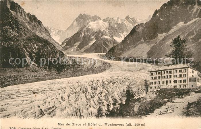 Chamonix Mer de Glace Hotel du Montenvers Alpes Francaises