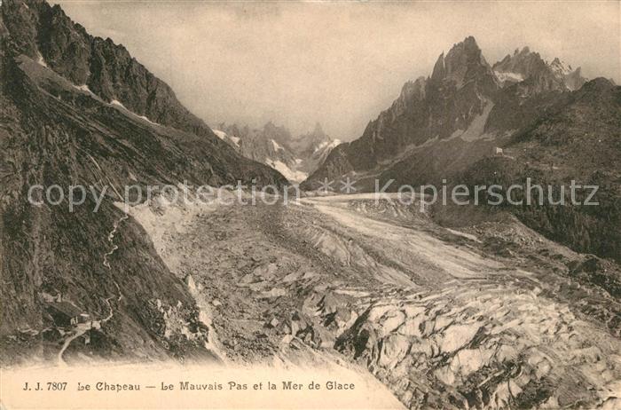 Chamonix Mauvais Pas et la Mer de Glace Alpes Francaises