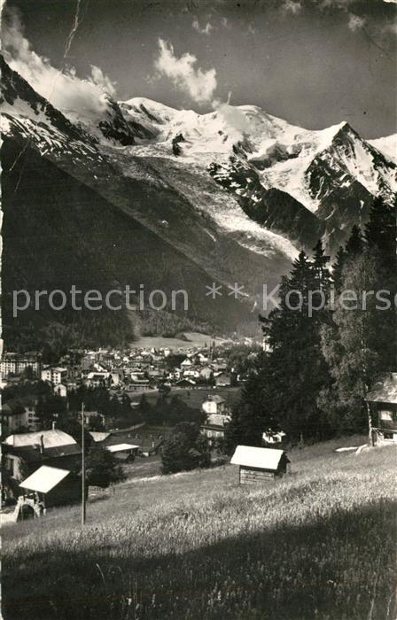Chamonix Panorama Massif du Mont Blanc Alpes Fra
