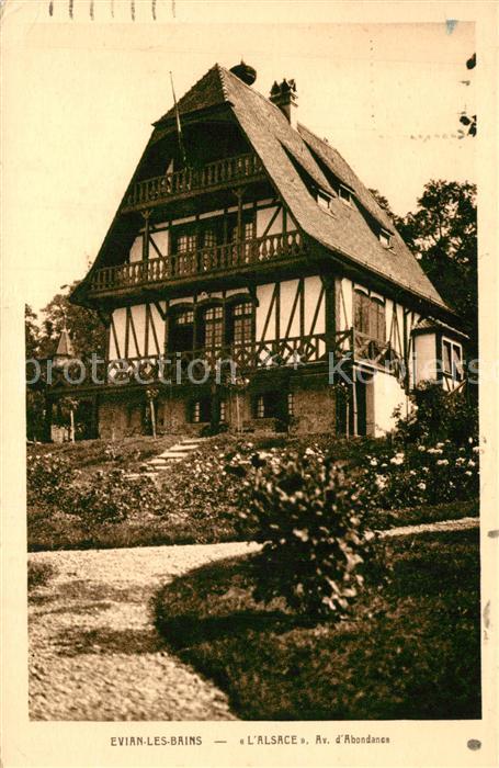 Evian-les-Bains Haute Savoie Maison L'Alsace