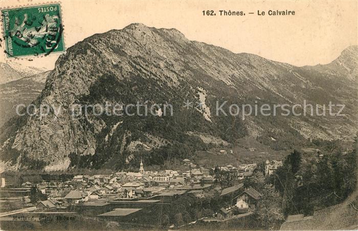 Thones Panorama Le Calvaire Alpes