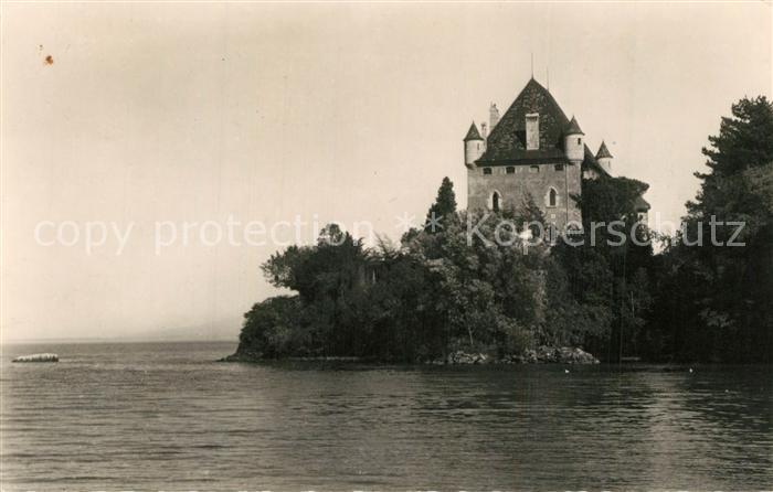 Yvoire Chateau au Lac Leman Schloss Genfersee