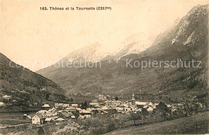 Thones Panorama et la Tournette