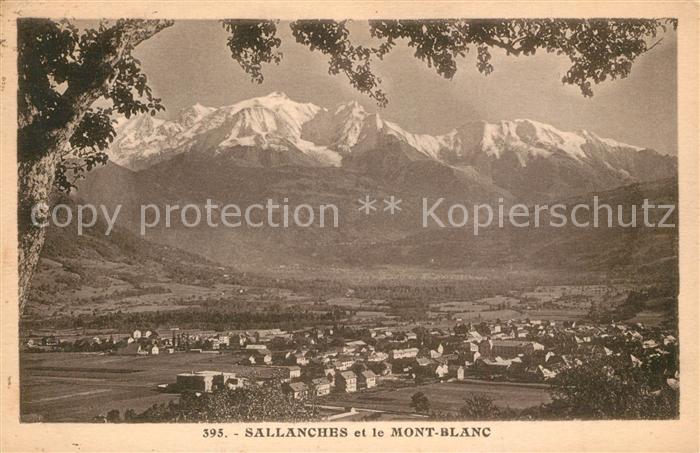 Sallanches Panorama et le Mont Blanc Alpes Francaises