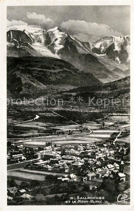 Sallanches Panorama et Massif du Mont Blanc Alpes Francaises