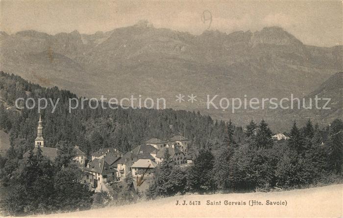 Saint-Gervais-les-Bains Panorama Alpen