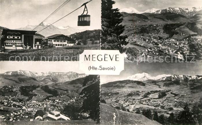 Megeve Panorama Bergbahn Alpen