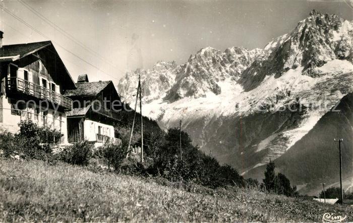 Les Houches Bettex d en Haut et la Chaîne du Mont Blanc Alpes Francaises