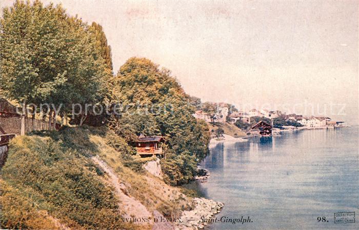 Saint-Gingolph Haute Savoie Panorama Lac Leman Genfersee