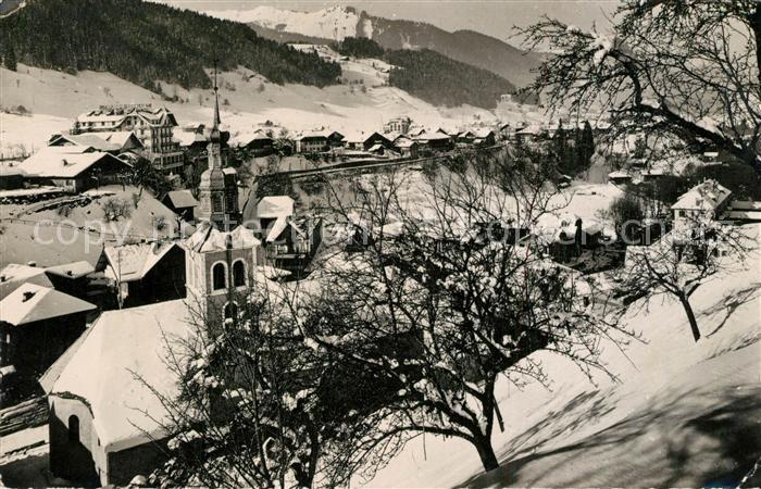 Morzine Panorama Wintersportplatz Alpen