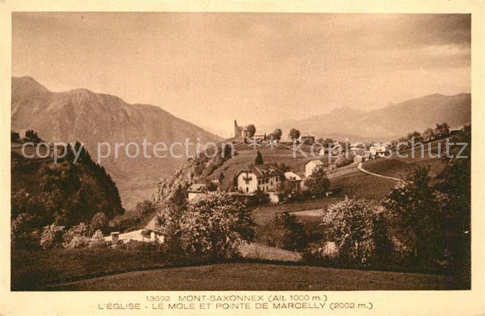Mont-Saxonnex Eglie Le Mole et Pointe de Marcelly Alpes