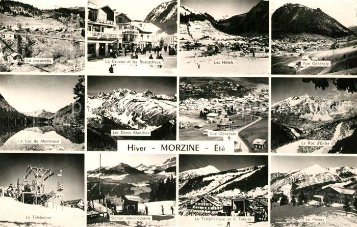 Morzine en hiver et en été