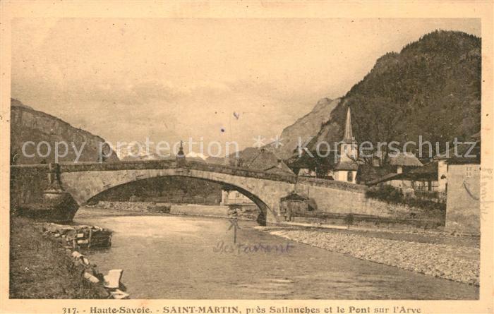 Saint Martin Sallanches Pont sur l'Arve Alpes