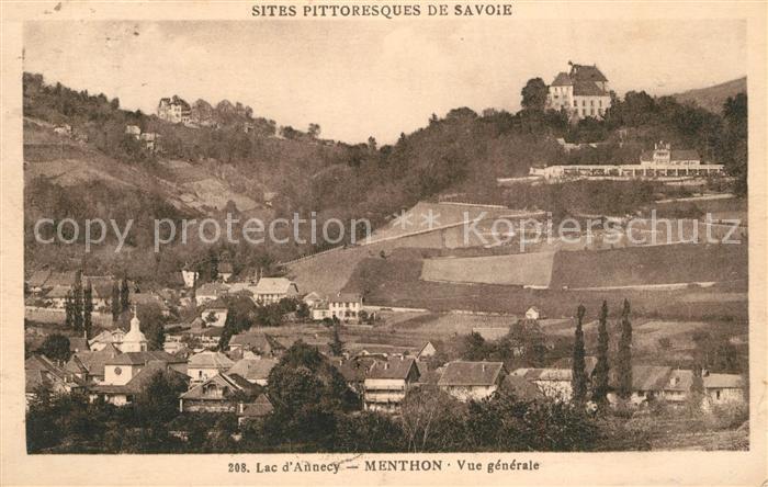 Menthon-Saint-Bernard Vue Generale Collection Sites pittoresq