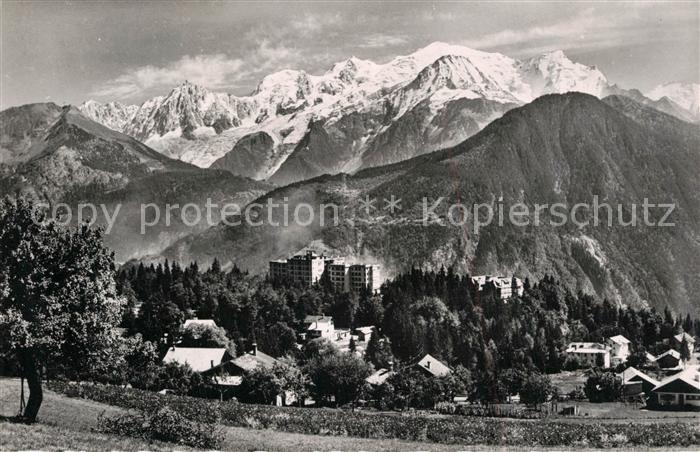 Assy-Passy Haute Savoie Plateau d Assy Sanatorium Sancellemoz Mont Blanc Alpes F