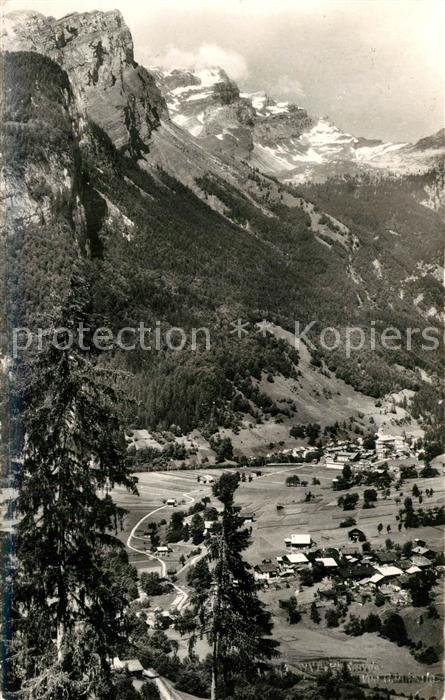 Sixt-Fer-a-Cheval Vue Generale Alpes Francaises