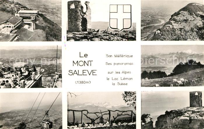 Mont Saleve Téléférique Panorama sur les Alpes Lac Leman